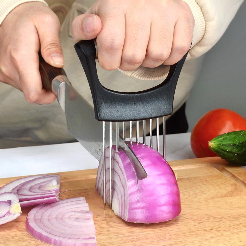 Suporte de Aço Inoxidável para - Onion Holder Slicer avaliação e preço