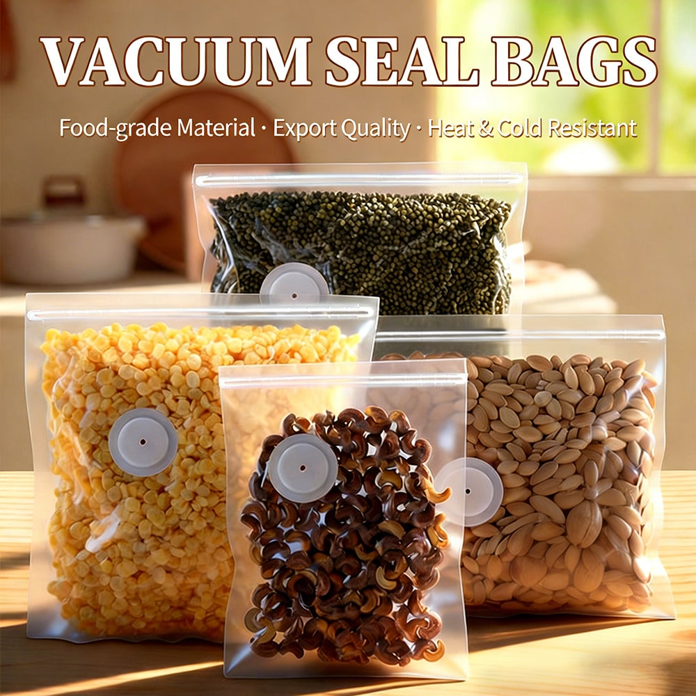 30 Sacos a Vácuo Reutilizáveis - Meal Prep Vacuum Sealer avaliação e preço
