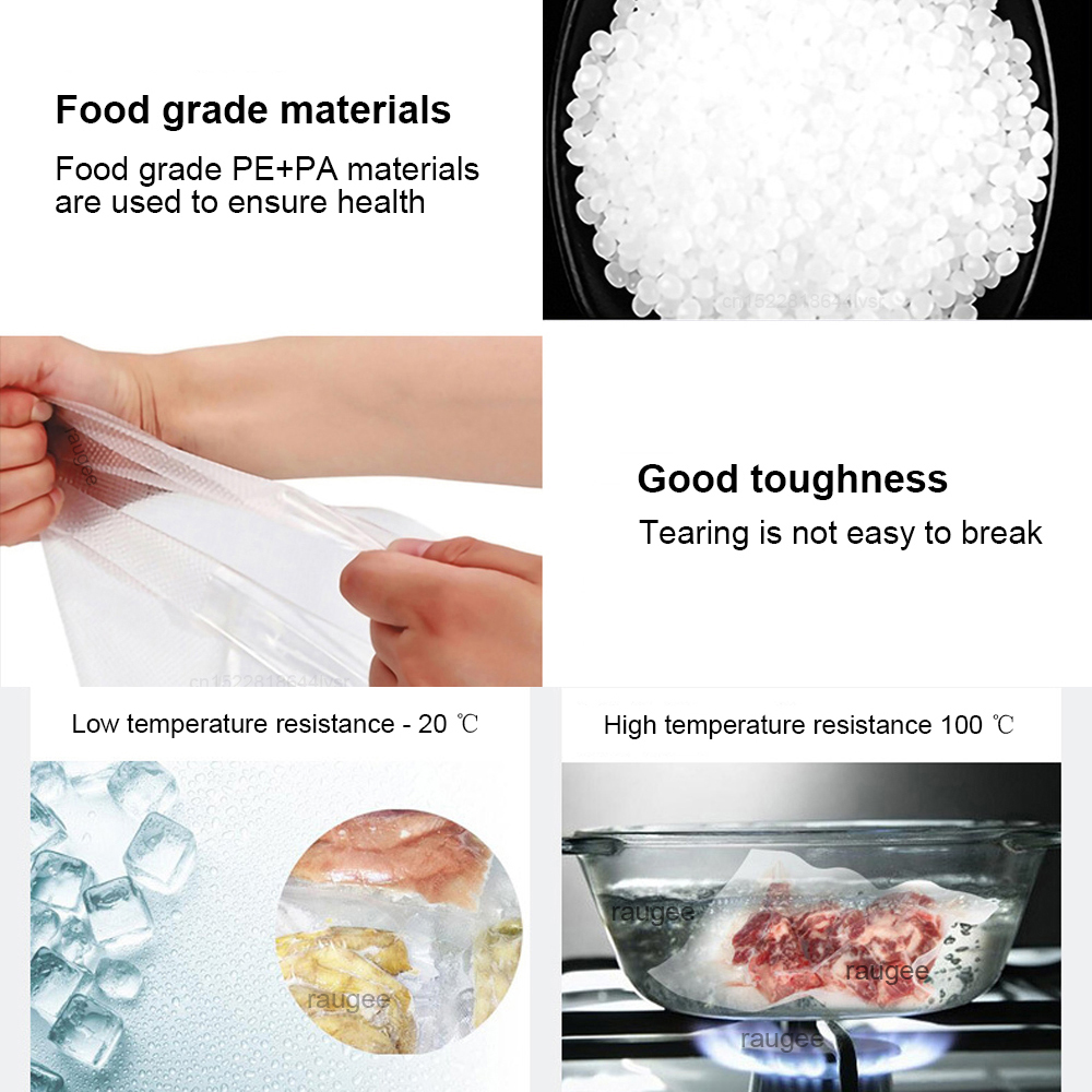 Sacos De Embalagem A Vácuo Par - Meal Prep Vacuum Sealer avaliação e preço