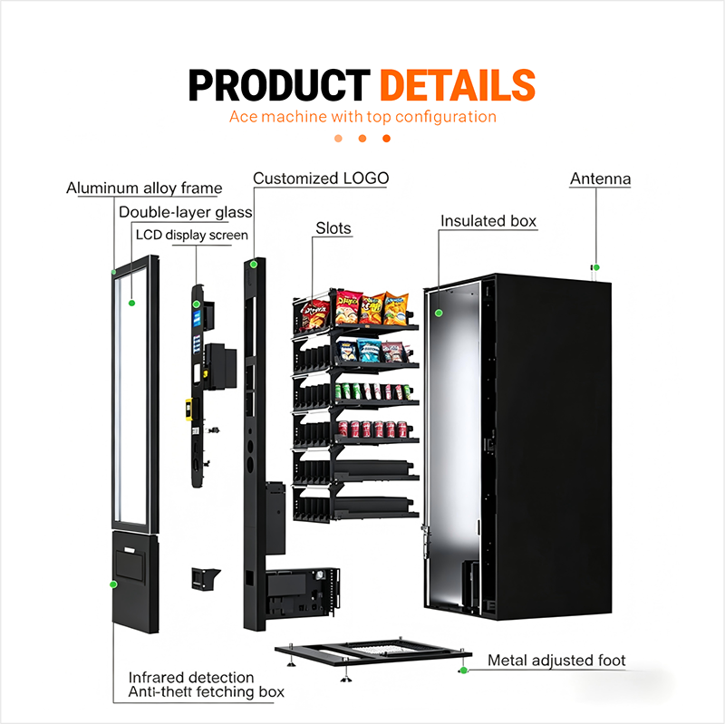 Máquina de Venda Automática Op - Meal Prep Vending Machine avaliação e preço