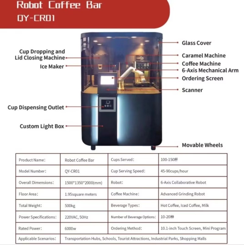 Máquina de Café Robótica Baris - Meal Prep Vending Machine avaliação e preço
