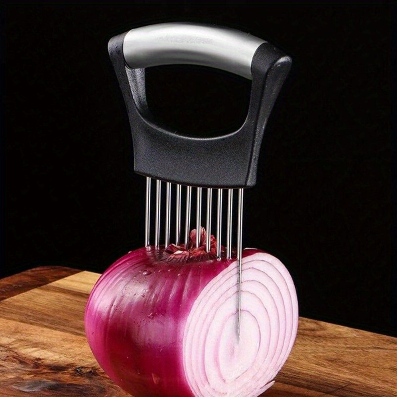 1 Peça Agulha de Aço para Cebo - Onion Holder Slicer avaliação e preço