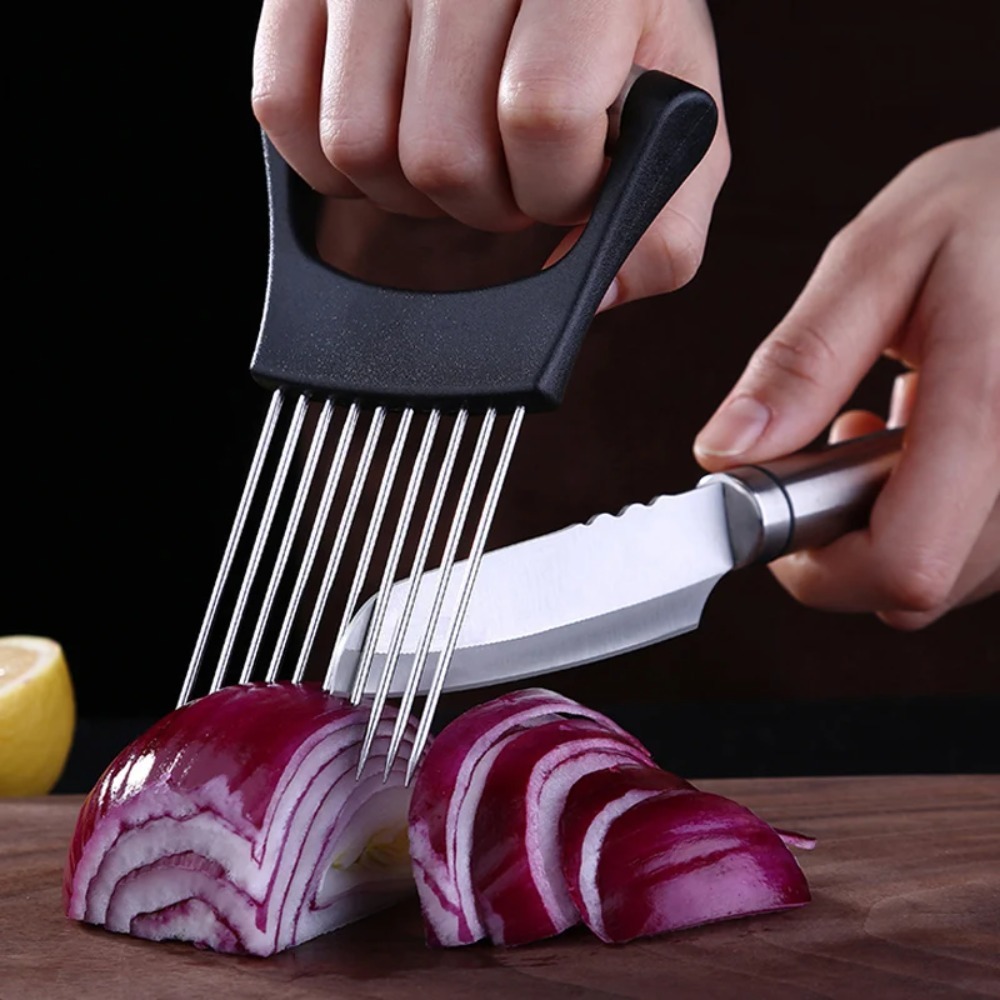Suporte de Aço Inoxidável para - Onion Holder Slicer avaliação e preço