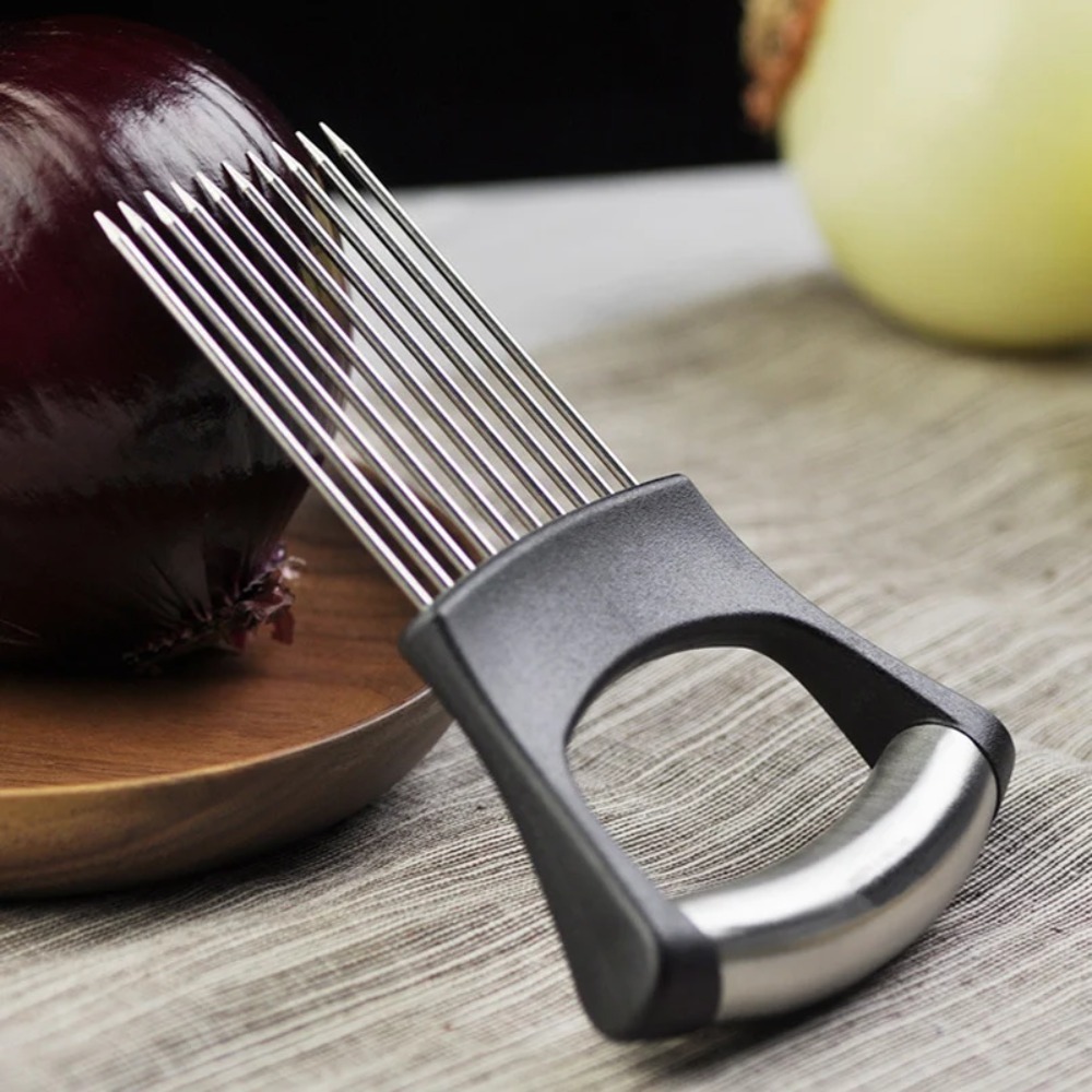 Suporte de Aço Inoxidável para - Onion Holder Slicer avaliação e preço