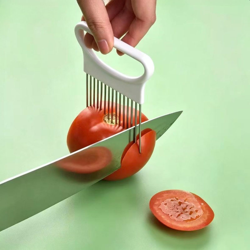 Corte Cebolas Sem Esforço com  - Onion Holder Slicer avaliação e preço