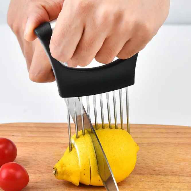 Suporte de Aço Inoxidável para - Onion Holder Slicer avaliação e preço