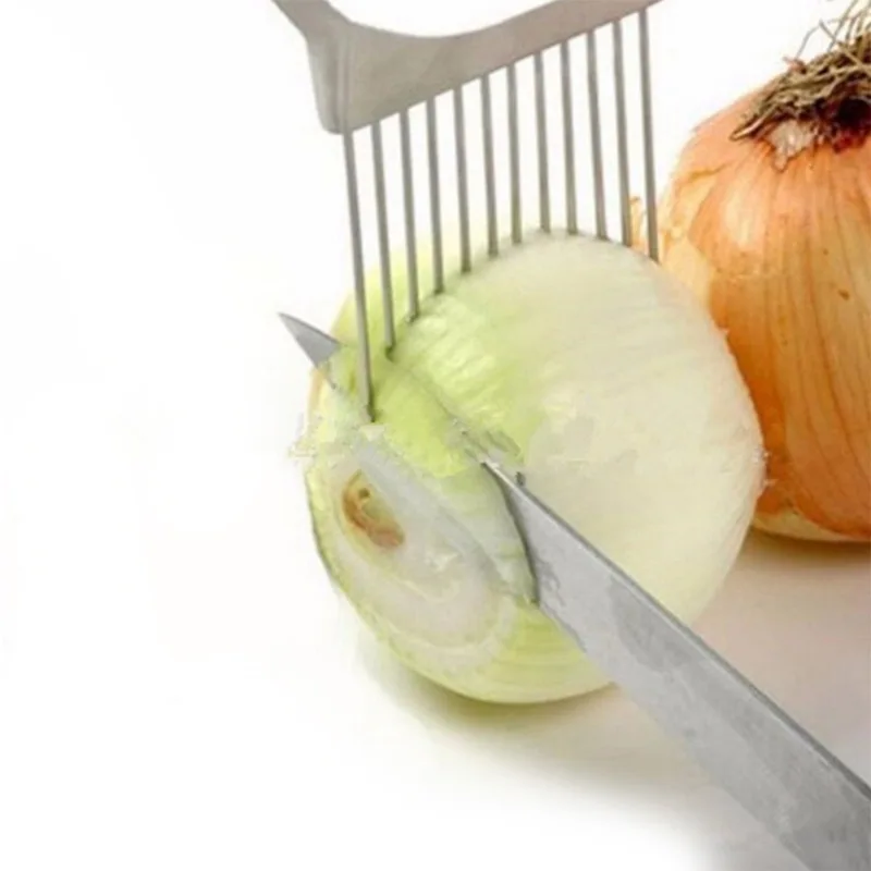 Corte cebolas sem esforço com  - Onion Holder Slicer avaliação e preço